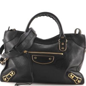 Balenciaga City Bag : Back with Gold hardware